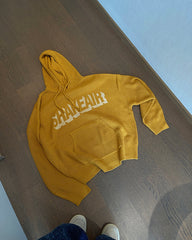 Vintage Relaxed Knit Hoodie