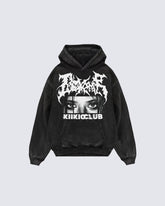 KIIKIOCLUB Street Fashion Print Hoodie