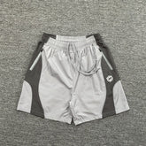 Broken Planet Geometric Spliced Nylon Sport Shorts