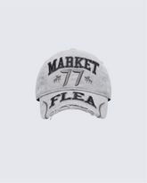 Vintage Washed Letter Embroidery Distressed Baseball Cap