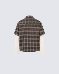 American Vintage Faux Two-Piece Shirt