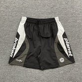 Broken Planet Embroidered Retro Color Block Shorts