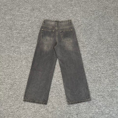Broken Planet Washed Wide Leg Denim Jeans