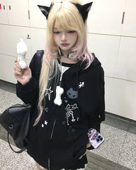 American Style Graphic Hoodie Subculture