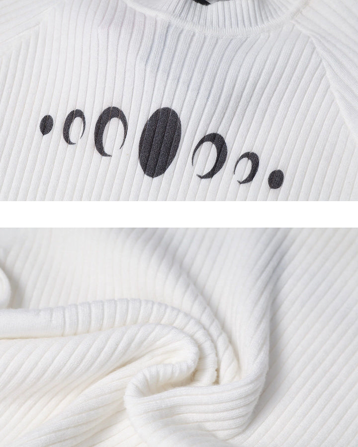New Vintage Slim-Fit Knit Long Sleeve Sweater