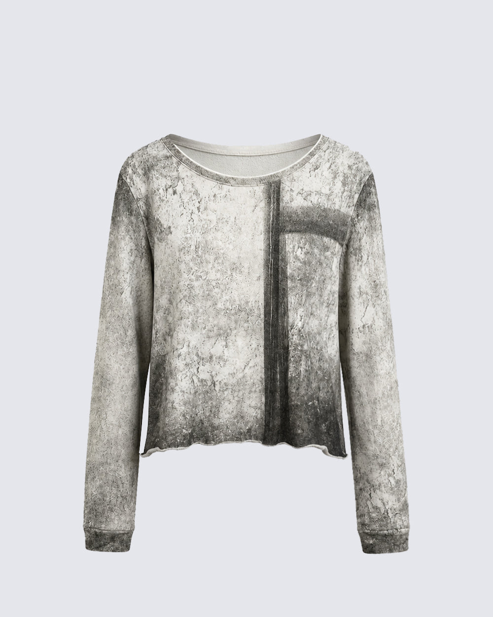 Retro Washed Long-Sleeved Tie-Dye Casual Long-Sleeved Shirt