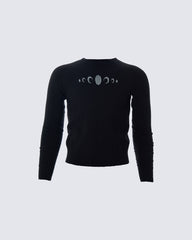 New Vintage Slim-Fit Knit Long Sleeve Sweater