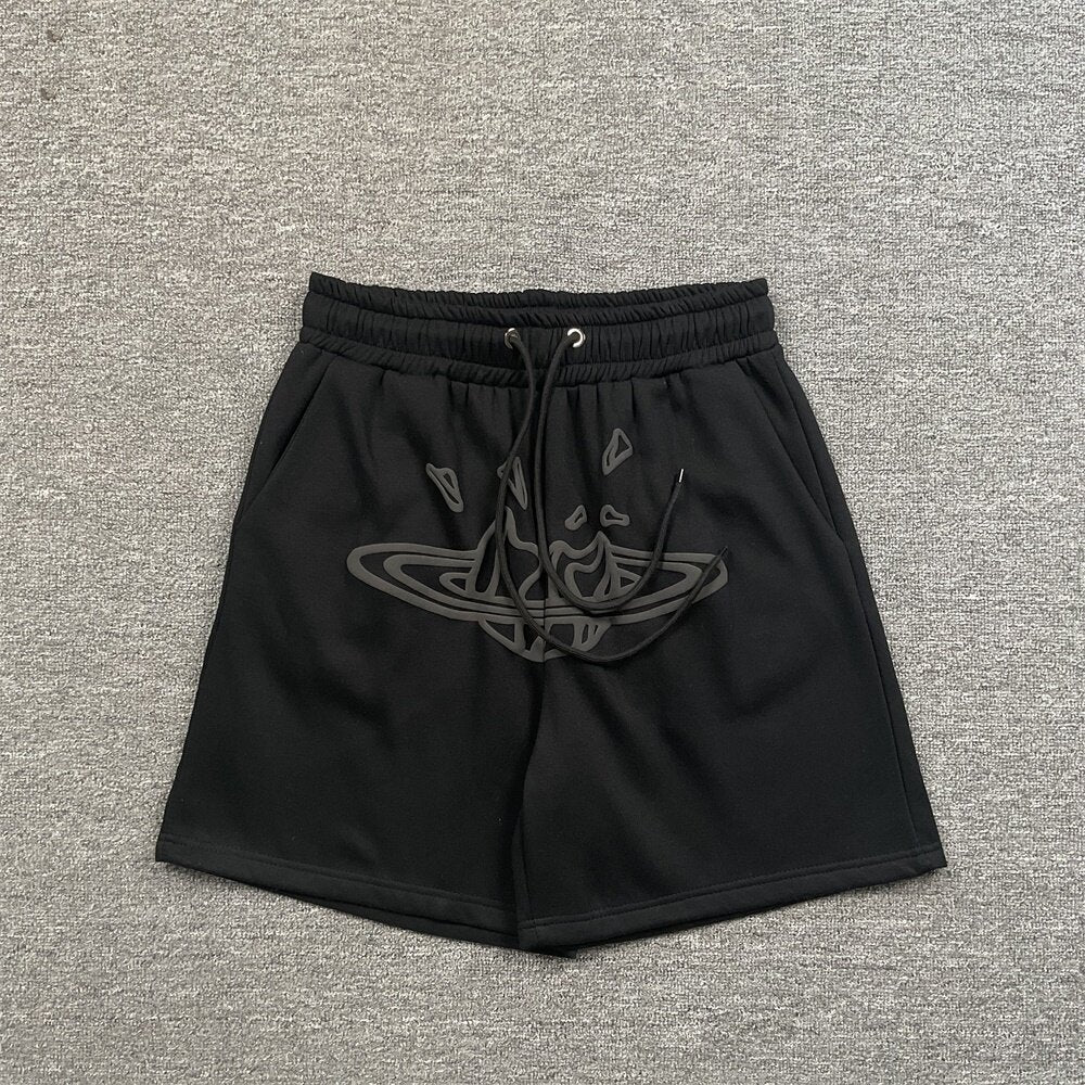 Broken Planet Puff Print Fleece Sweat Shorts