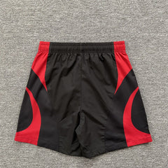 Broken Planet Embroidered Color Block Casual Shorts