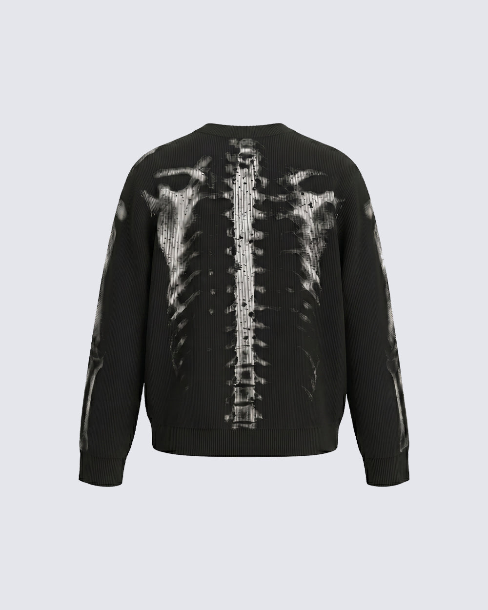 American High Street Dark Skeleton Long Sleeve T-Shirt