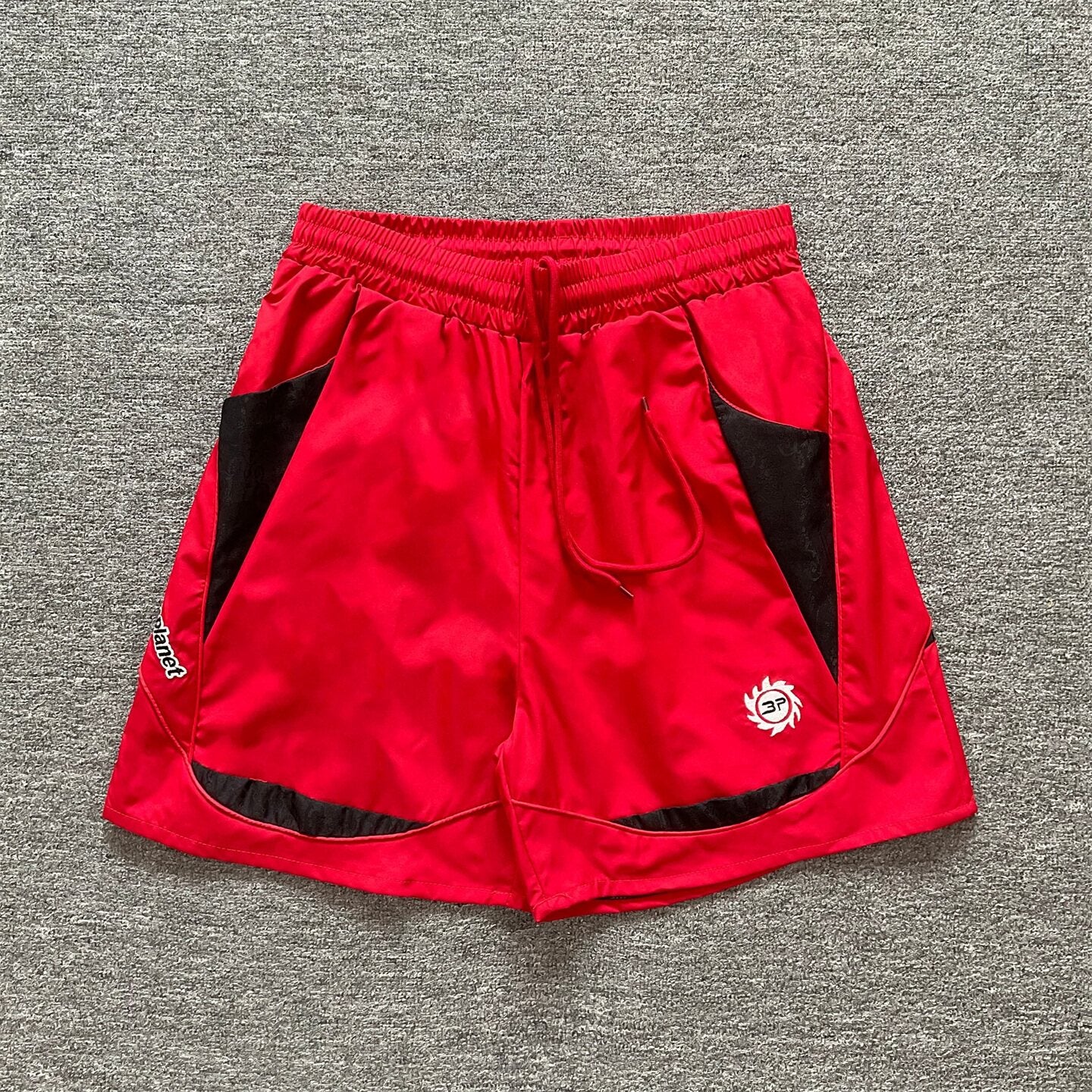Broken Planet Geometric Spliced Quick Dry Shorts