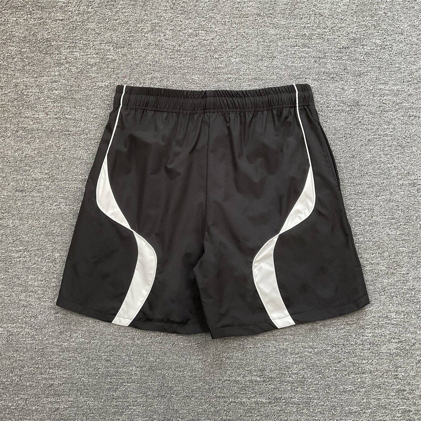 Broken Planet Embroidered Color Block Sports Shorts