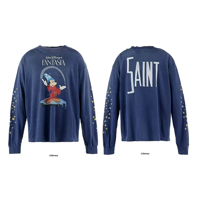Saint Michael x Disney Fantasia Long Sleeve - Blue