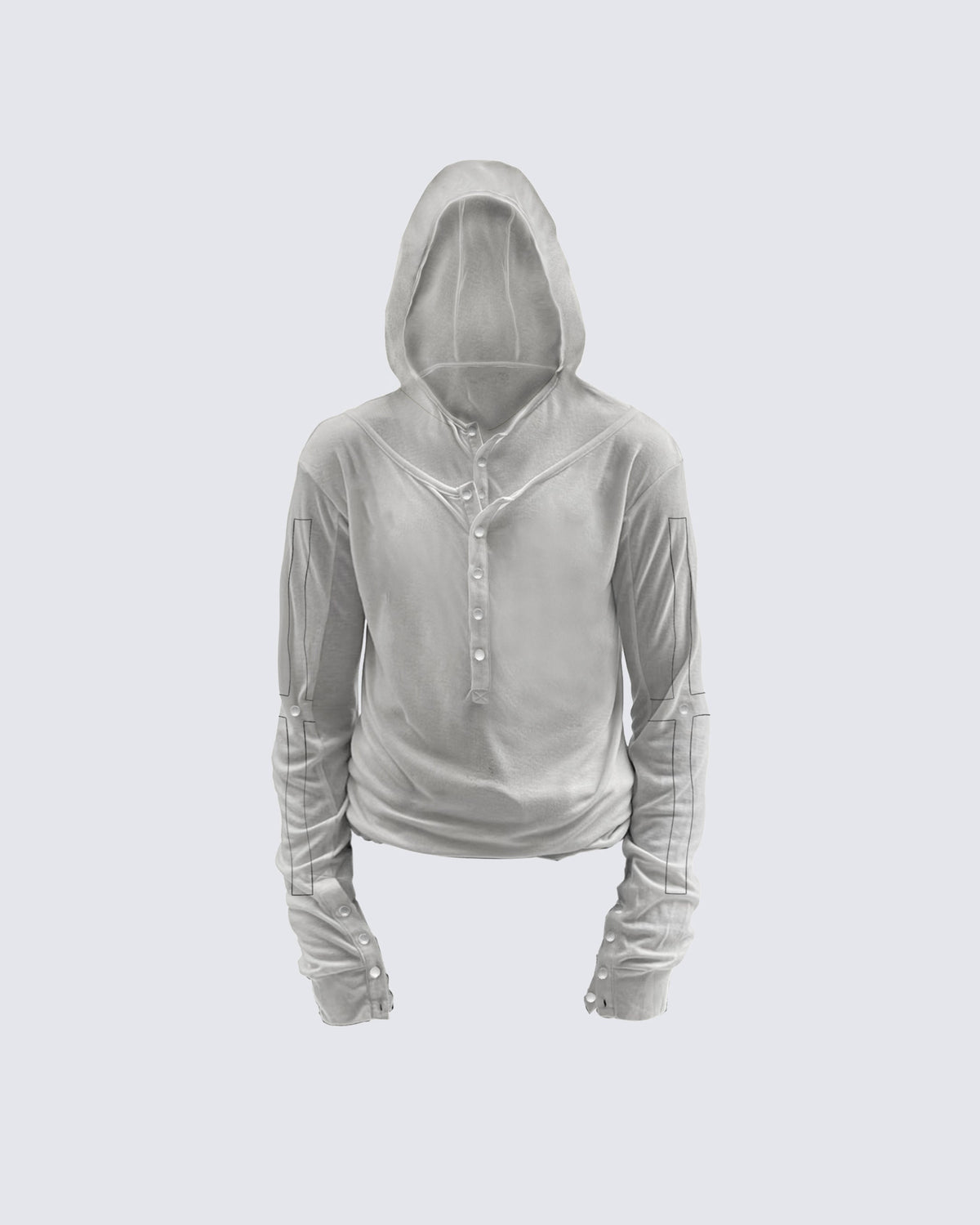 Slim Fit Long Sleeve Pullover with Unique Design