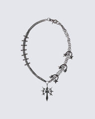 Punk Gothic Subcultural Vintage Cross Necklace