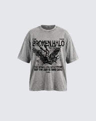 American Washed Graphic Oversized T-Shirt