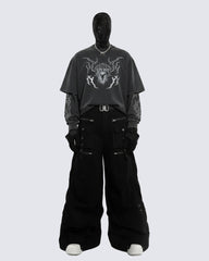 Graphic Oversized Long Sleeve T-shirt